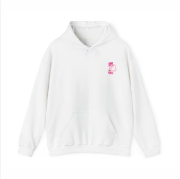 Yes Girl You Can White Hoodie Womens Hoodie Medium