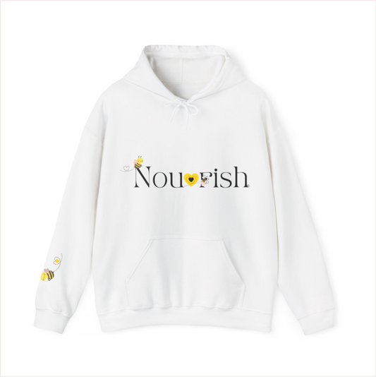 The Nourish Hoodie by the Bee Well In You Collection
