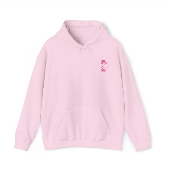 Yes Girl You Can Pink Womens Hoodies Medium