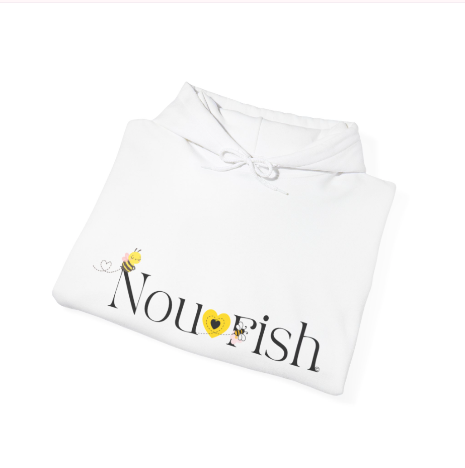 The Nourish Hoodie by the Bee Well In You Collection