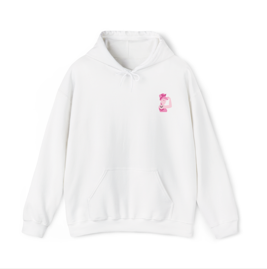 Yes Girl You Can Pink Womens Hoodies Medium